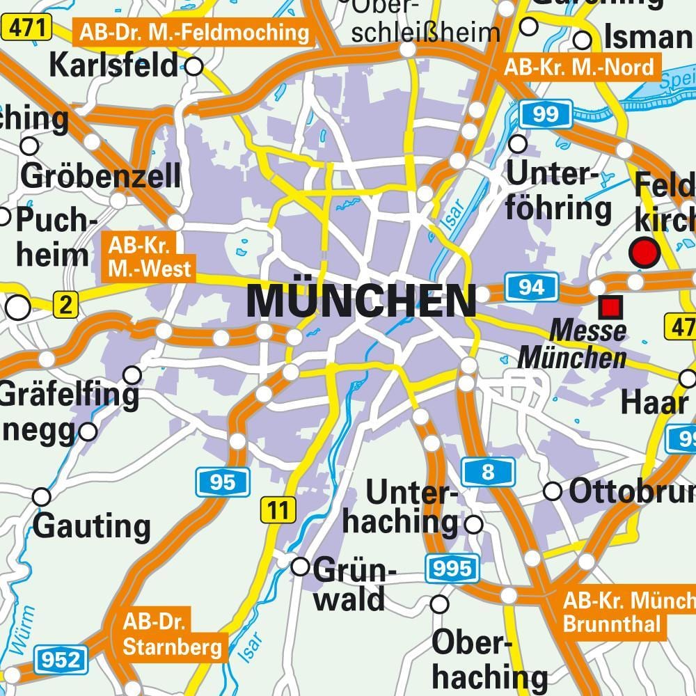 trung tâm munich bản đồ