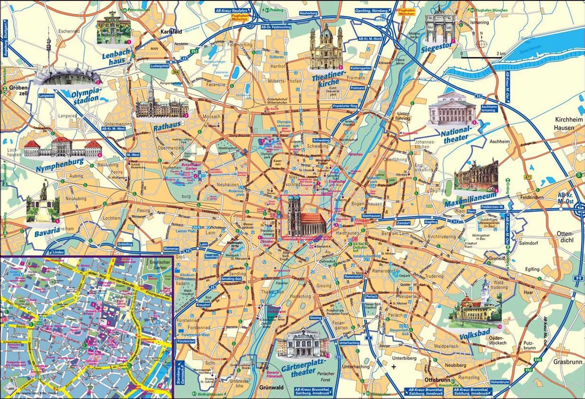 bản đồ của munich