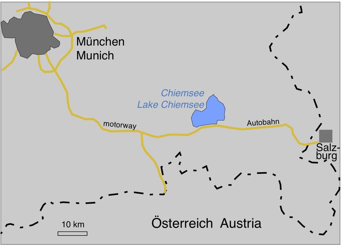 Bản đồ ofmunich hồ 