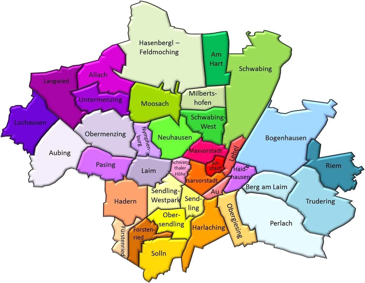 munich huyện bản đồ