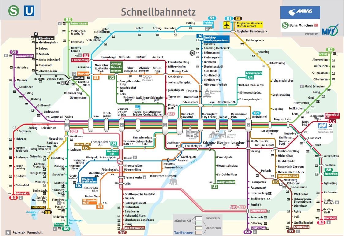 munich m1 đào tạo bản đồ