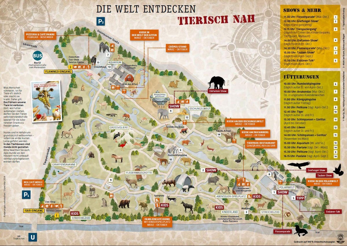 Bản đồ của munich thú