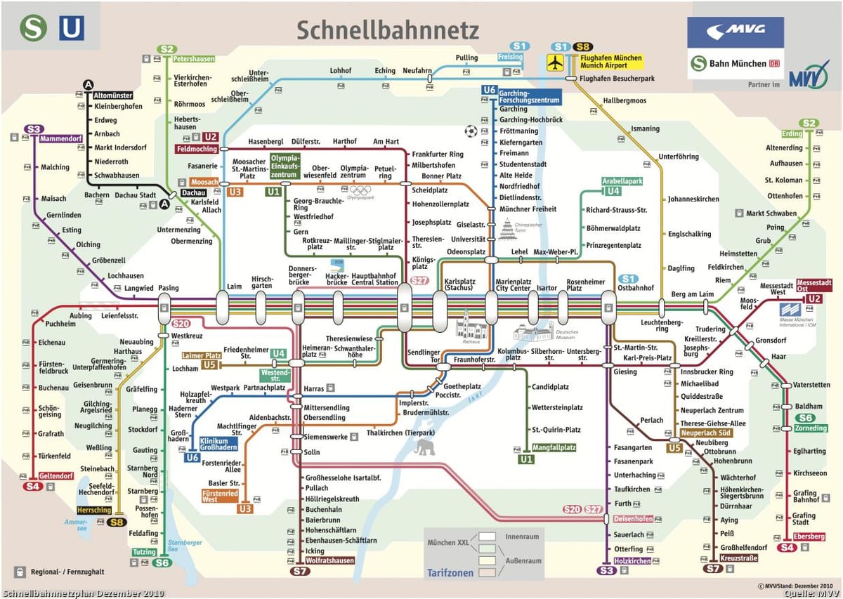 munich mvg bản đồ