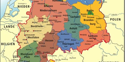 Bayern bản đồ