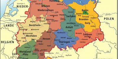 Bayern bản đồ