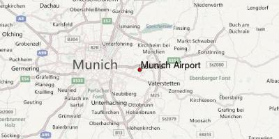 Bản đồ của munich và khu vực xung quanh