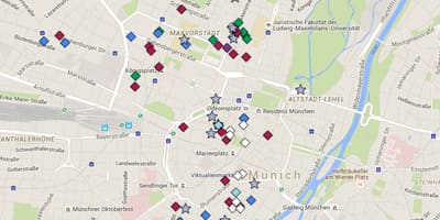 Bản đồ của đảng munich