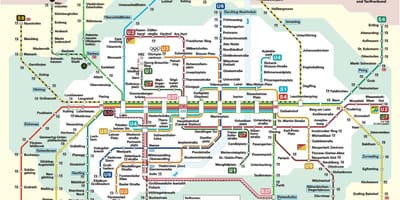 Munich ga bản đồ