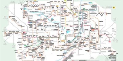Bản đồ của munich xe buýt