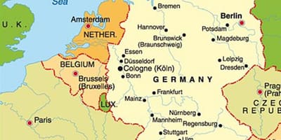 Bản đồ của munich châu âu