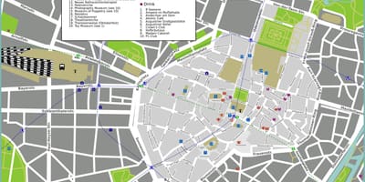 Bản đồ du lịch của munich hấp dẫn