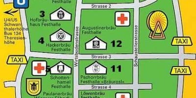 Bản đồ của nhà máy bia munich 