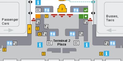 Bản đồ của munich đến sân bay