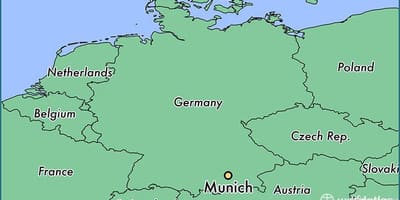 Munich trong bản đồ
