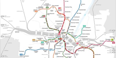 Bản đồ của u2 munich