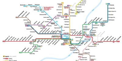 Bản đồ của munich trâm